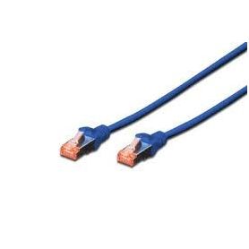 CAT 6 S-FTP patch cable, Cu, LSZH AWG 27/7, length 5 m, color blue