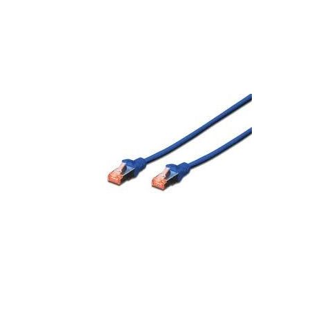 CAT 6 S-FTP patch cable, Cu, LSZH AWG 27/7, length 5 m, color blue