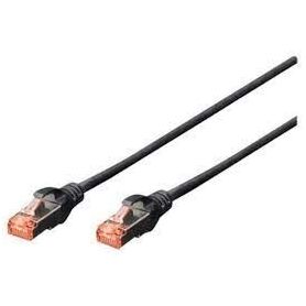 CAT 6 S-FTP patch cable, Cu, LSZH AWG 27/7, length 5 m, color black