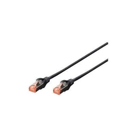 CAT 6 S-FTP patch cable, Cu, LSZH AWG 27/7, length 5 m, color black