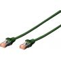 CAT 6 S-FTP patch cable, Cu, LSZH AWG 27/7, length 5 m, color green