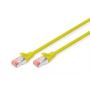 CAT 6 S-FTP patch cable, Cu, LSZH AWG 27/7, length 5 m, color yellow