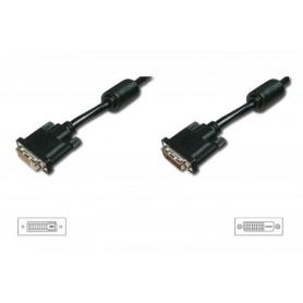 DVI connection cable, DVI(24+1) M/M, 2.0m, DVI-D Dual Link, bl