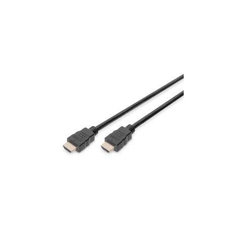 HDMI High Speed connection cable, type A M/M, 3.0m, w/Ethernet, Ultra HD 60p, gold, bl