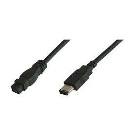 FireWire 800 connection cable, 9pin - 6pin M/M, 1.8m, IEEE 1394-2008, bl