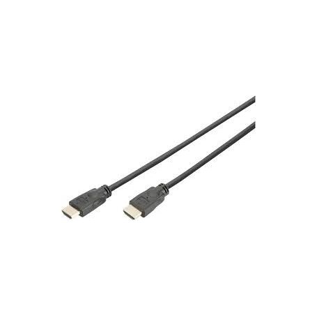 HDMI Premium High Speed connection cable, type A M/M, 2.0m, w/Ethernet, Ultra HD 60p, gold, bl