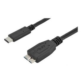 USB Type-C connection cable, type C to micro B M/M, 1.0m, 3A, 5GB, 3.0 Version, bl