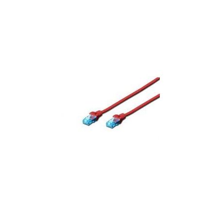 CAT 6 S-FTP patch cable, Cu, LSZH AWG 27/7, length 7 m, color red