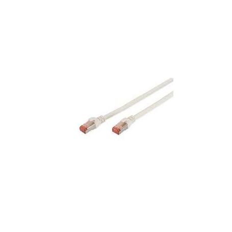 CAT 6 S-FTP patch cable, Cu, LSZH AWG 27/7, length 7 m, color white