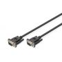 VGA Monitor connection cable, HD15 M/M, 1.8m, 3Coax/4C, bl