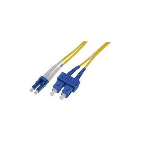 FO patch cord, duplex, ST to ST SM OS2 09/125 u, 1 m Length 1m