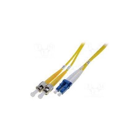 FO patch cord, duplex, LC to ST SM OS2 09/125 u, 1 m Length 1m