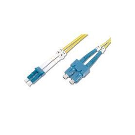 FO patch cord, duplex, LC to SC SM OS2 09/125 u, 2 m Length 2m