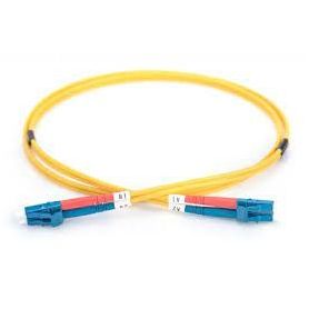 FO patch cord, duplex, LC to LC SM OS2 09/125 u, 1 m Length 1m