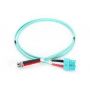 FO patch cord, duplex, ST to SC MM OM2 50/125 u, 1 m Length 1m