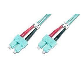 FO patch cord, duplex, SC to SC MM OM2 50/125 u, 1 m Length 1m