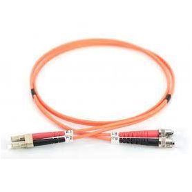 FO patch cord, duplex, LC to ST MM OM2 50/125 u, 1 m Length 1m