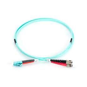 FO patch cord, duplex, LC to ST MM OM3 50/125 u, 1 m Length 1m, Class OM3