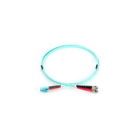 FO patch cord, duplex, LC to ST MM OM3 50/125 u, 1 m Length 1m, Class OM3