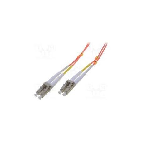 FO patch cord, duplex, LC to LC MM OM2 50/125 u, 1 m Length 1m