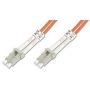 FO patch cord, duplex, LC to LC MM OM1 62.5/125 u, 1 m Length 1m