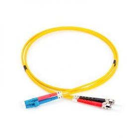 FO patch cord, duplex, LC to ST SM OS2 09/125 u, 2 m Length 2m