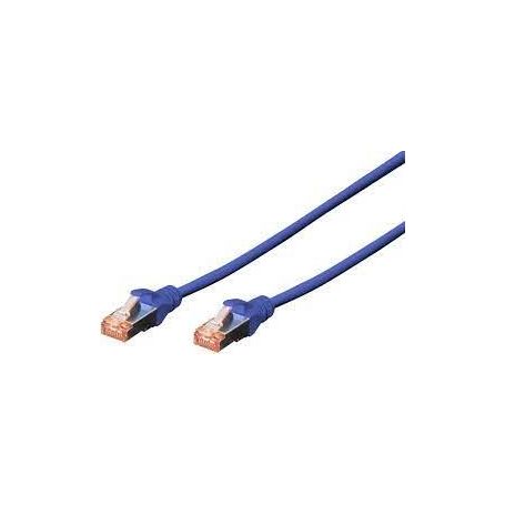 CAT 6 S-FTP patch cable, Cu, LSZH AWG 27/7, length 7 m, color blue