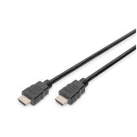 HDMI Premium High Speed connection cable, type A M/M, 1.0m, w/Ethernet, Ultra HD 60p, gold, bl