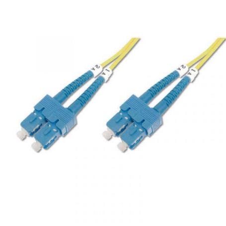 FO patch cord, duplex, SC to SC SM OS2 09/125 u, 2 m Length 2m