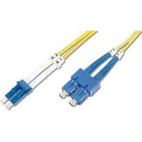 FO patch cord, duplex, LC to SC SM OS2 09/125 u, 5 m Length 5m