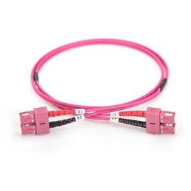 FO patch cord, duplex, LC to ST MM OM2 50/125 u, 2 m Length 2m