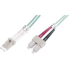 FO patch cord, duplex, LC to SC MM OM2 50/125 u, 2 m Length 2m