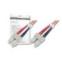 FO patch cord, duplex, SC to SC MM OM1 62.5/125 u, 2 m Length 2m