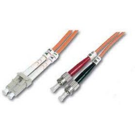 FO patch cord, duplex, LC to ST MM OM1 62.5/125 u, 2 m Length 2m