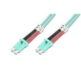 FO patch cord, duplex, LC to LC MM OM3 50/125 u, 2 m Length 2m, Class OM3