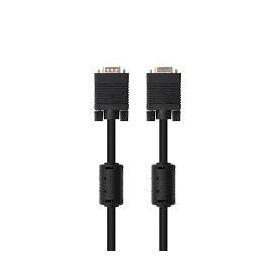 EWENT Cabo VGA/SVGA 15pin HD plug M/M com ferrites, CU,AWG28, 1.8m - EC1103