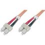 FO patch cord, duplex, SC to SC MM OM1 62.5/125 u, 5 m Length 5m