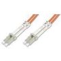 FO patch cord, duplex, LC to LC MM OM1 62.5/125 u, 3 m Length 3m