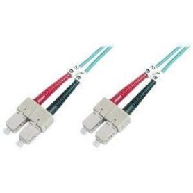 FO patch cord, duplex, SC to SC MM OM3 50/125 u, 3 m Length 3m, Class OM3