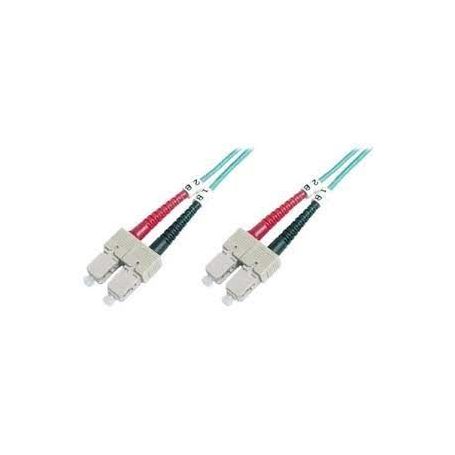 FO patch cord, duplex, SC to SC MM OM3 50/125 u, 3 m Length 3m, Class OM3