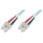 FO patch cord, duplex, SC to SC MM OM3 50/125 u, 3 m Length 3m, Class OM3