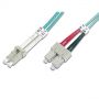 FO patch cord, duplex, LC to SC MM OM3 50/125 u, 3 m Length 3m, Class OM3