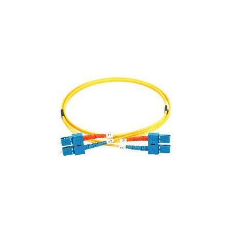 FO patch cord, duplex, SC to SC SM OS2 09/125 u, 5 m Length 5m