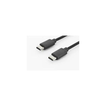 USB Type-C connection cable, type C to C M/M, 1.8m, 3A, 480MB, 2.0 Version, bl