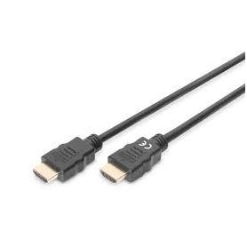 HDMI Premium High Speed connection cable, type A M/M, 2.0m, w/Ethernet, Ultra HD 60p, gold, bl