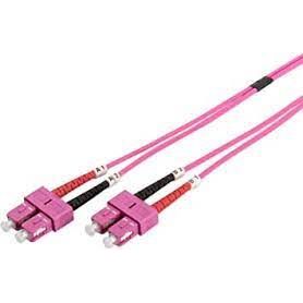 FO patch cord, duplex, SC to SC MM OM4 50/125 u, 2 m Length 2m