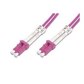 FO patch cord, duplex, LC to LC MM OM4 50/125 u, 2 m Length 2m