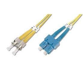 FO patch cord, duplex, ST to SC SM OS2 09/125 u, 7 m Length 7m