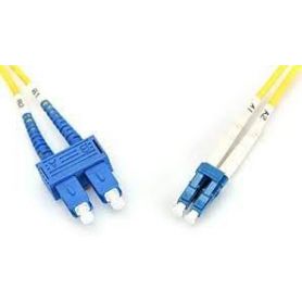 FO patch cord, duplex, LC to SC SM OS2 09/125 u, 7 m Length 7m