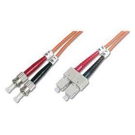 FO patch cord, duplex, ST to SC MM OM2 50/125 u, 5 m Length 5m